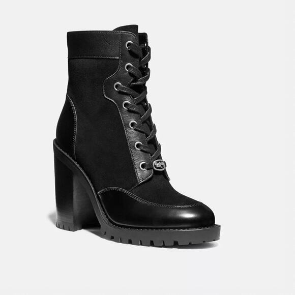 COACH Hedy Bootie in Black Size 5 - Picture 1 of 11